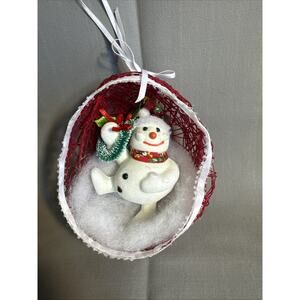 Snowman Holiday Ornament 5”